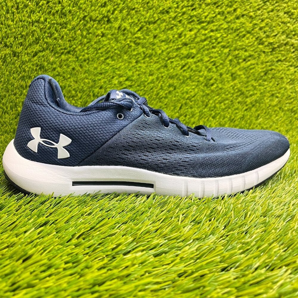 Under Armour Micro G Pursuit Mens Size 9 Blue Walking Running Shoes Sneakers